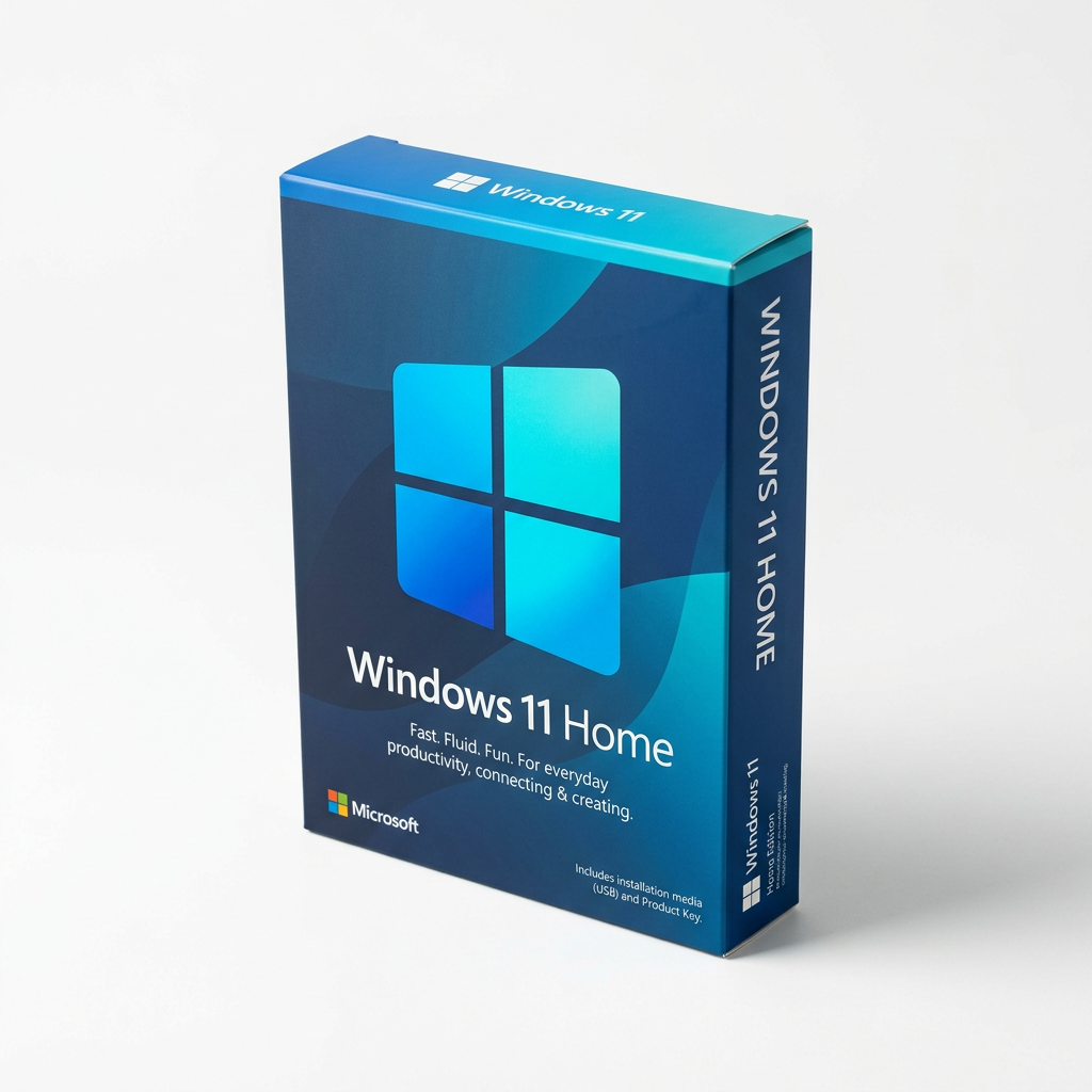 Windows 11 Home digital licens produktbox